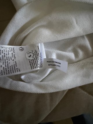 Polo Lacoste Bianca Classic Fit Taglia S