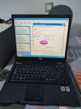 HP Compaq nc6120 Portátil Negro