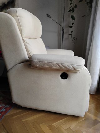 Sillón Relax Eléctrico Beige