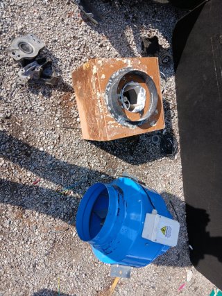 Extractor de aire industrial