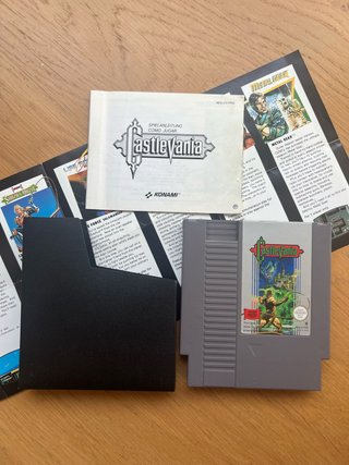Castlevania Nintendo NES Konami pal esp