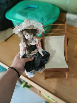 Muñeca de Porcelana Vintage