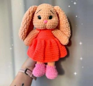 Conjunto crochet bebé: babero, sonajero y chupeter