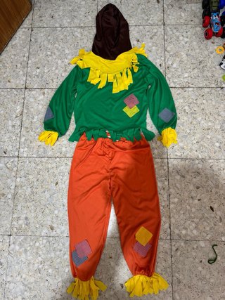 Disfraz espantapájaros 4-6 años