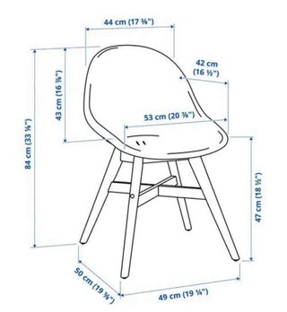 Sillas comedor Fanbyn Ikea