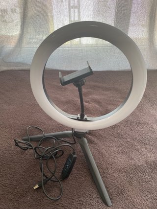 Aro de luz con soporte