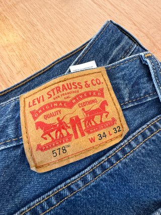 Levi's 578 baggy azul W34 L32