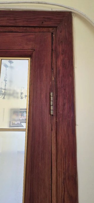 Puertas de madera con cristal
