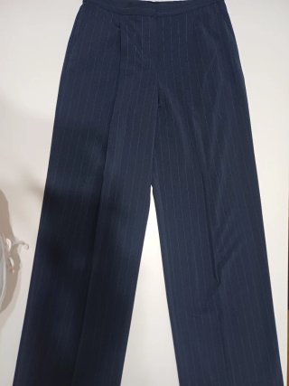 Pantalón vestir chica nuevo azul raya