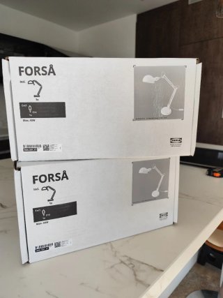 2 Lámparas de mesa IKEA FORSÅ