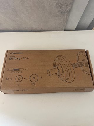 Kit di Manubri Regolabili 10kg Domyos