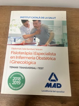 Temario transversal oposiciones Fisioterapia