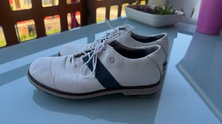 Zapatos de Golf Footjoy Blancos y Azules