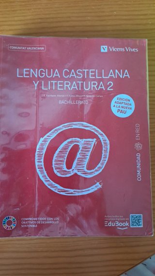 Libro Texto Lengua Castellana 2° Bachillerato