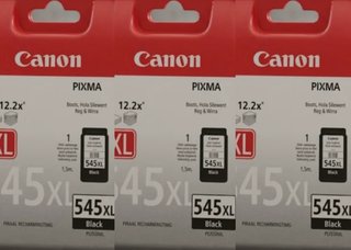 3 Cartucce Canon 545XL Nere