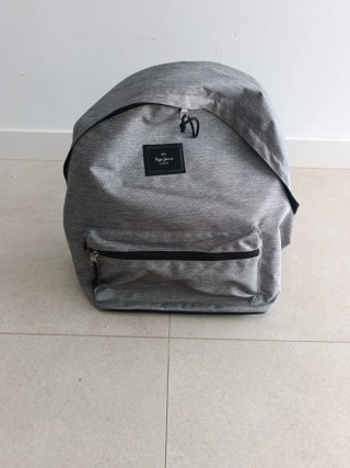 Mochila Pepe Jeans Gris