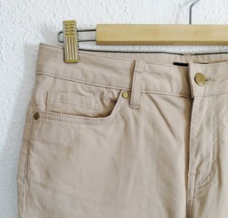 Vaquero Tommy hilfiguer beige 38 mujer
