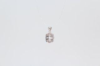 Colgante Diseño Floral Plata 925 con Circonitas