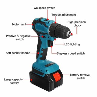 Atornillador Batería 18V Compatible Makita