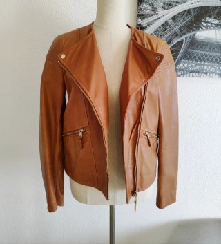 Cazadora de piel Massimo Dutti L