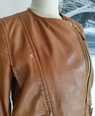 Cazadora de piel Massimo Dutti L