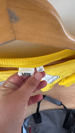 Sudadera Vans amarilla