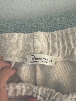 Pantalón chándal premamá Talla 44 Beige
