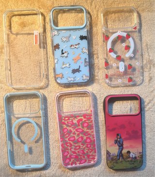 Lote de 6 Fundas para iPhone 17 Pro Max