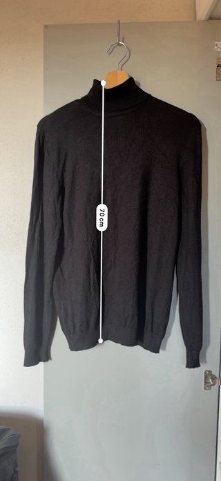 Pullover dolcevita nero Pull & Bear uomo S