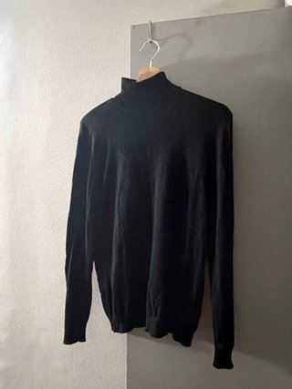 Pullover dolcevita nero Pull & Bear uomo S
