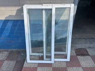 2 Ventanas de Aluminio Blanco