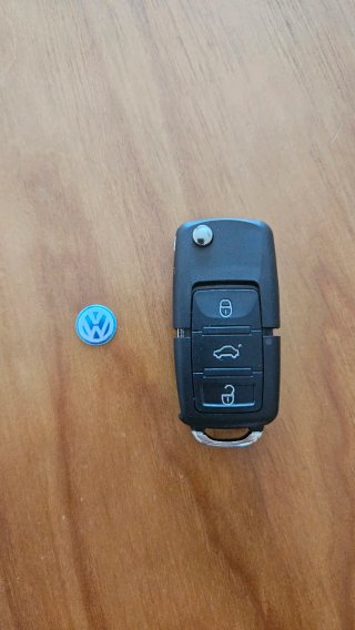 Chave VW Golf Polo Tiguan Passat 3 Botões