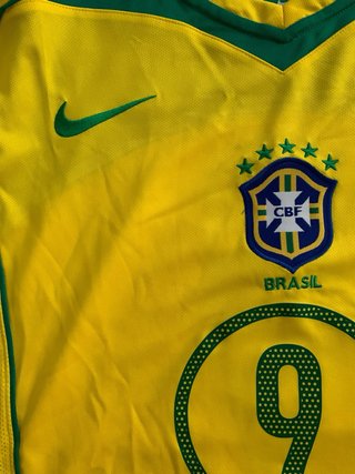 Camiseta Brasil Ronaldo 2002 Talla XL