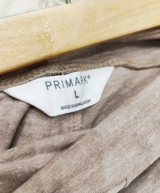Leggins beige acampanados L
