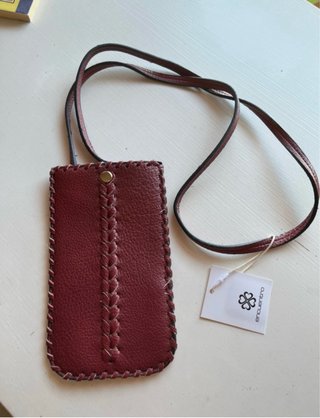 Bolso para móvil Encuentro granate