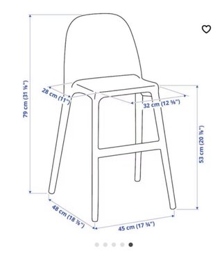 Silla alta Urban Ikea