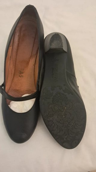 Zapatos Tacón Hispanitas Negros Talla 39