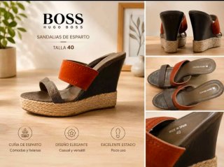 Sandalias de Cuña Hugo Boss Talla 40