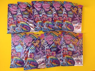 10 bustine My Little Pony Magnet Collection