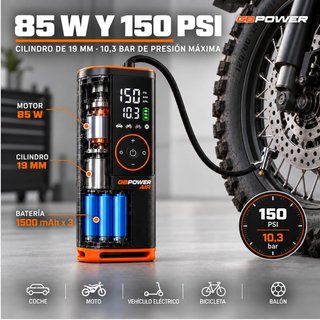 Compresor GB POWER Air 150 PSI inalámbrico
