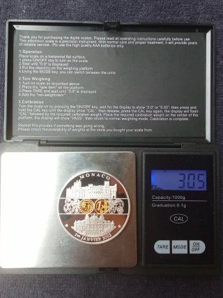 Monaco Lotto 2 Medaglie Euro 2002 in capsule FS.