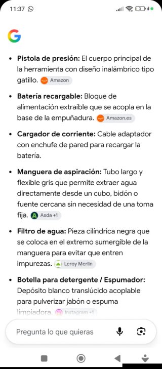 Pistola a presión con batería