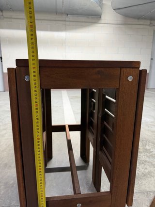 Mesa jardín IKEA ÄPPLARÖ plegable de acacia