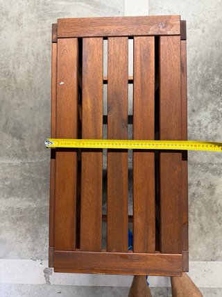 Mesa jardín IKEA ÄPPLARÖ plegable de acacia