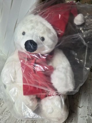 Peluche Orso Polare Coca-Cola Trudi