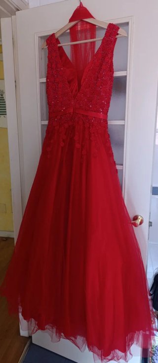Vestido Largo Rojo para Eventos