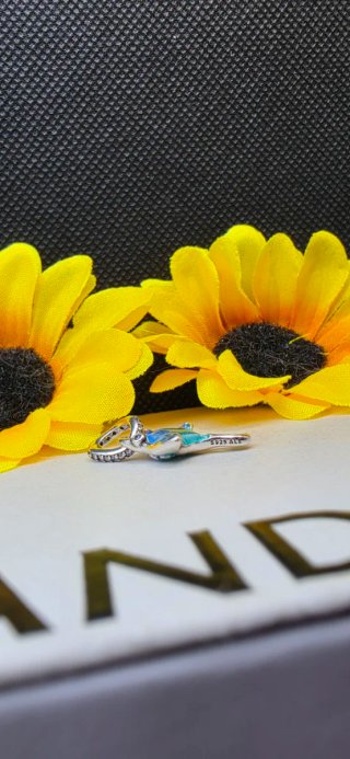 Charm Manta Raya Plata Pandora