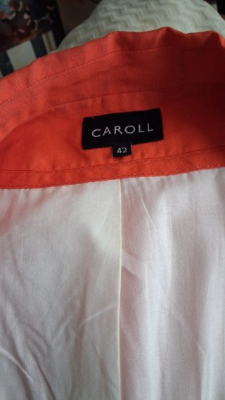 Americana CAROLL naranja Talla XL