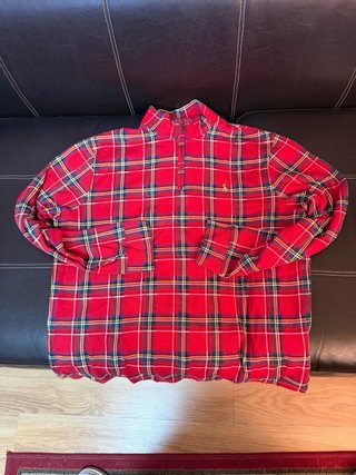 Polo Ralph Lauren Tartán Rojo 1/4 Zip