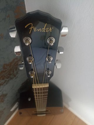 Guitarra Acústica Fender Negra